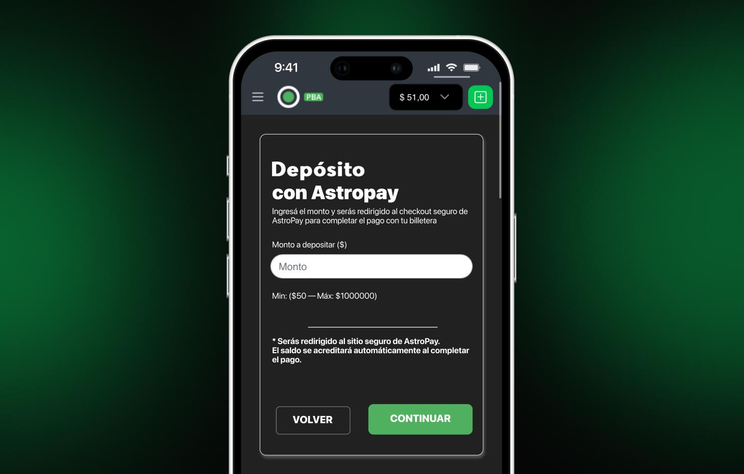 Paso 3 AstroPay