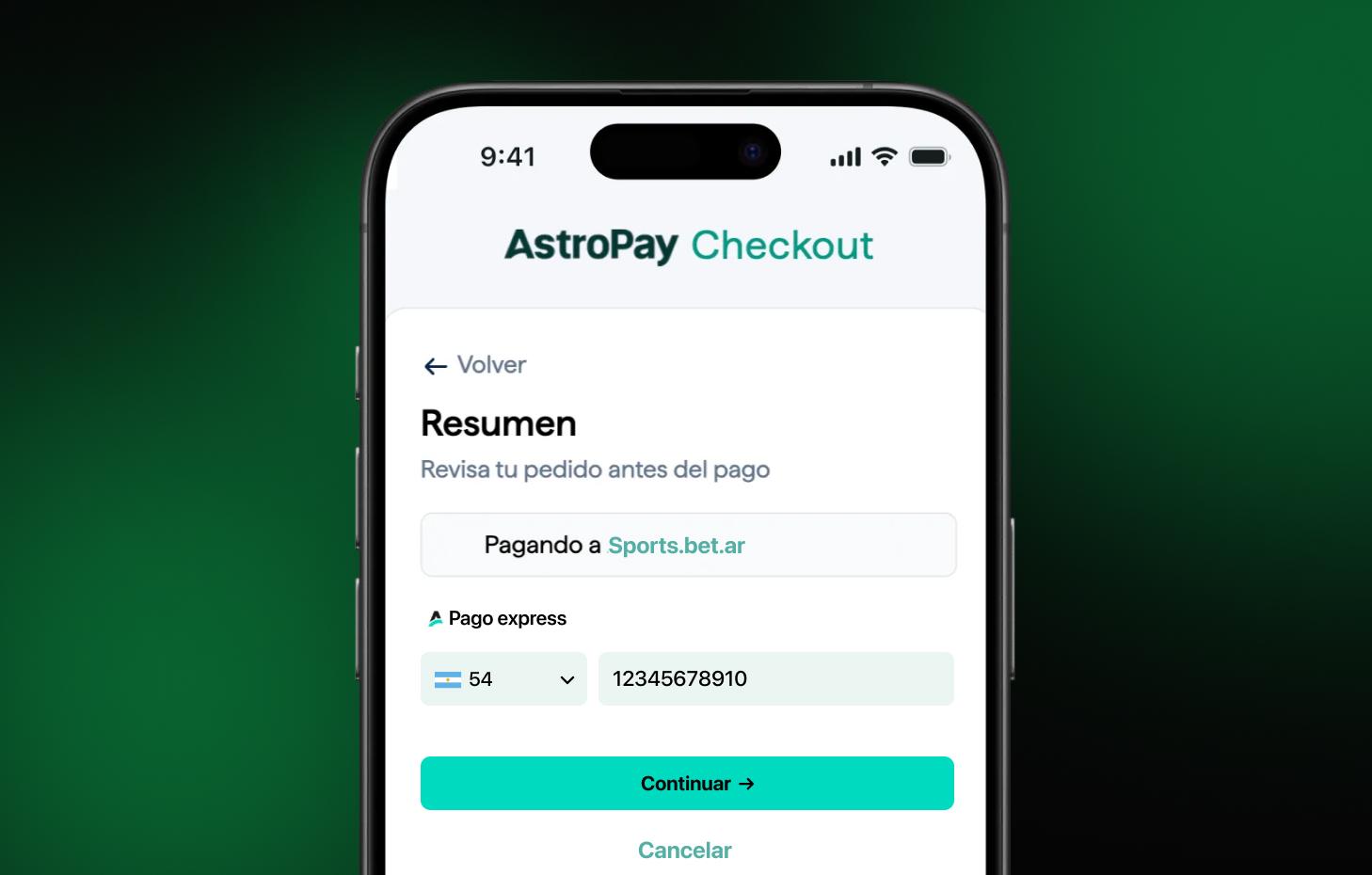 Paso 4 AstroPay
